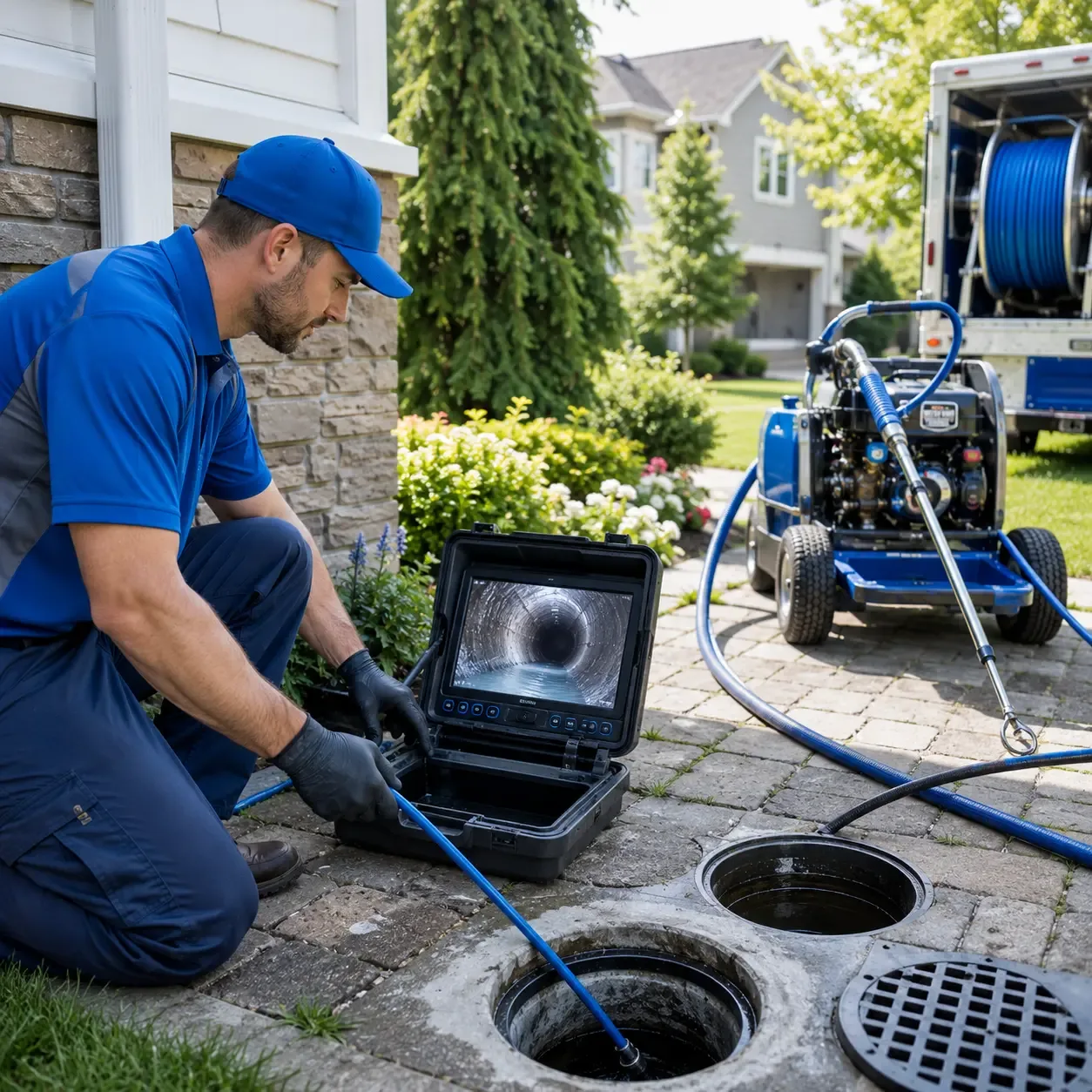 Outdoor drain cleaning professionals serving Brownsville, IN